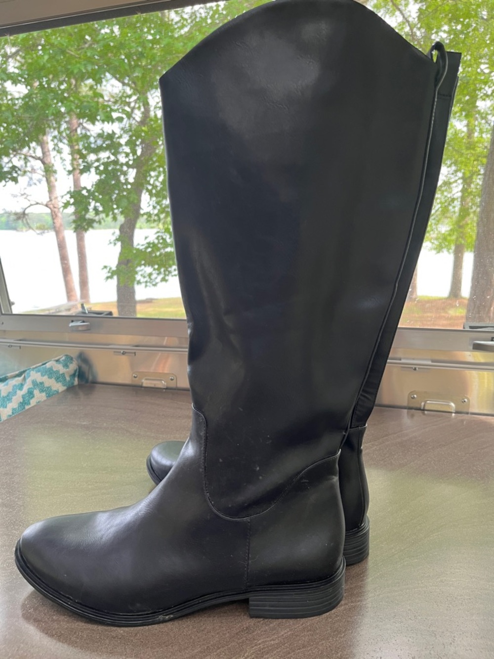 Classic Black Tall Women's Riding Boots